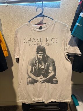 Chase Rice Lambs & Lions Graphic Tee - White